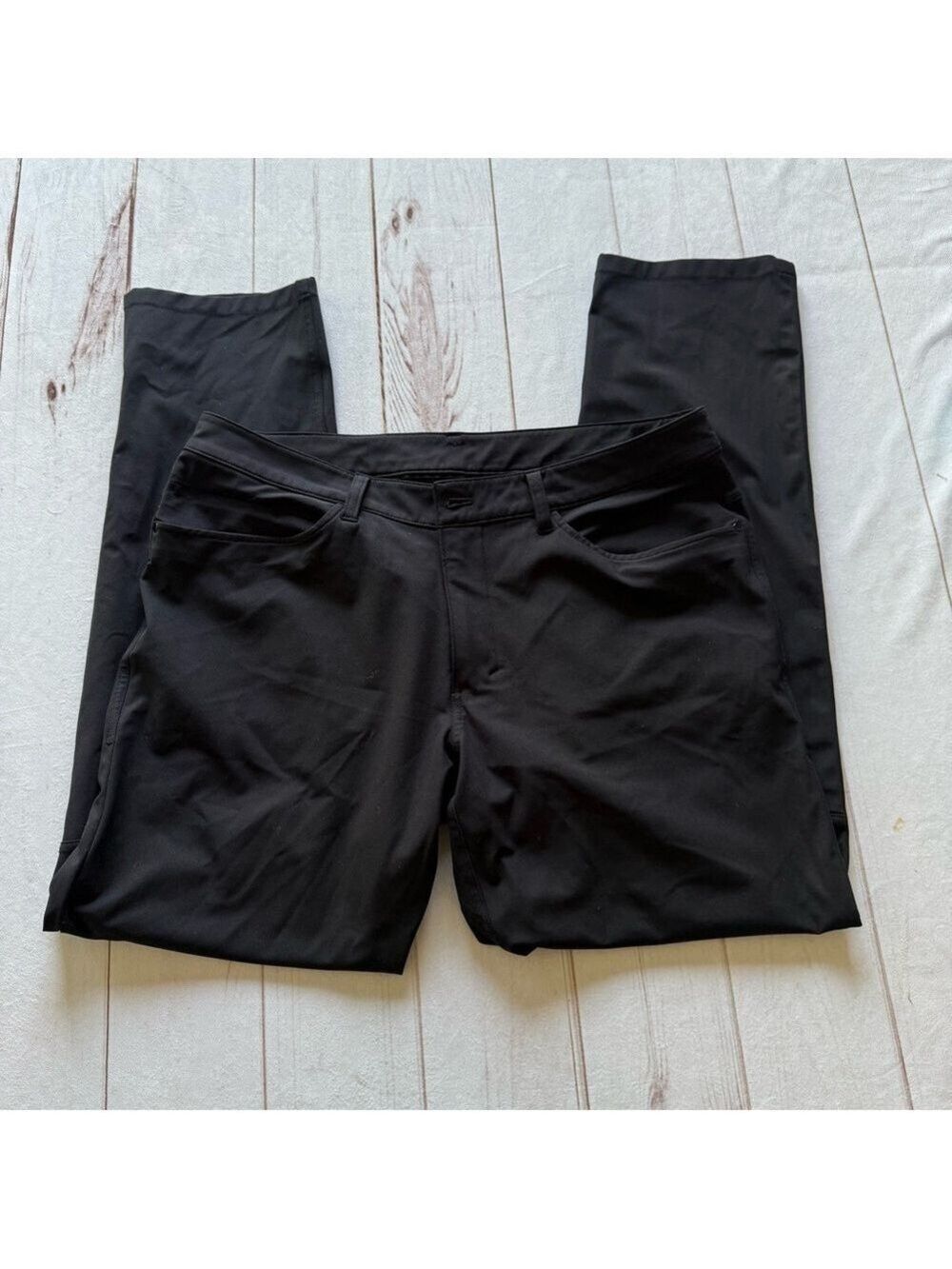 Lululemon Men’s Black Business Casual Pants No Tag Size See Approx Measurements - Picture 9 of 9